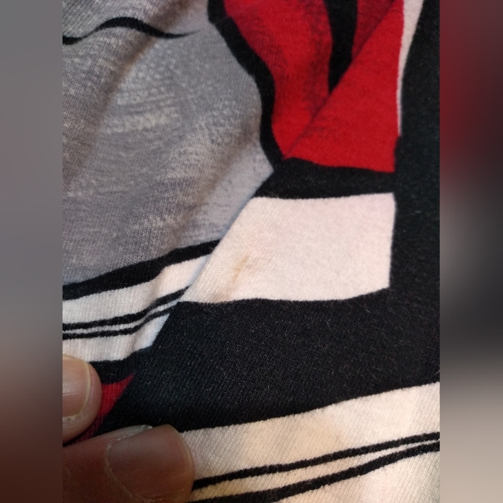 Alfred Dunner3/4 Sleeve Blouse, Size Small; Red, White & Black Abstract … - Picture 8 of 9